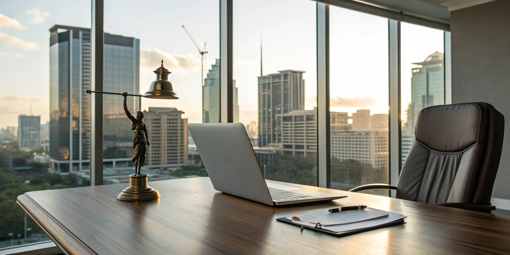 Blog 16 Closing agent office overlooking downtown Orlando.