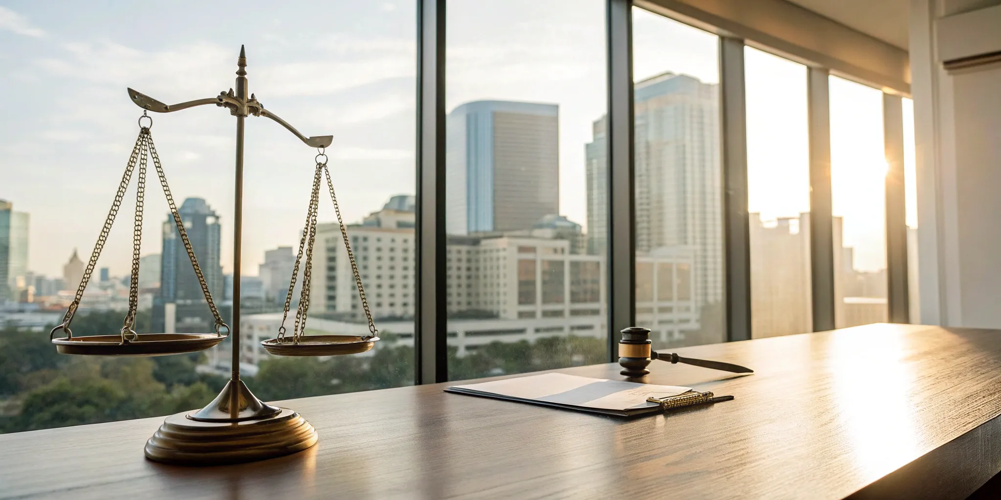 Blog 3 Scales of justice and gavel symbolize real estate law.