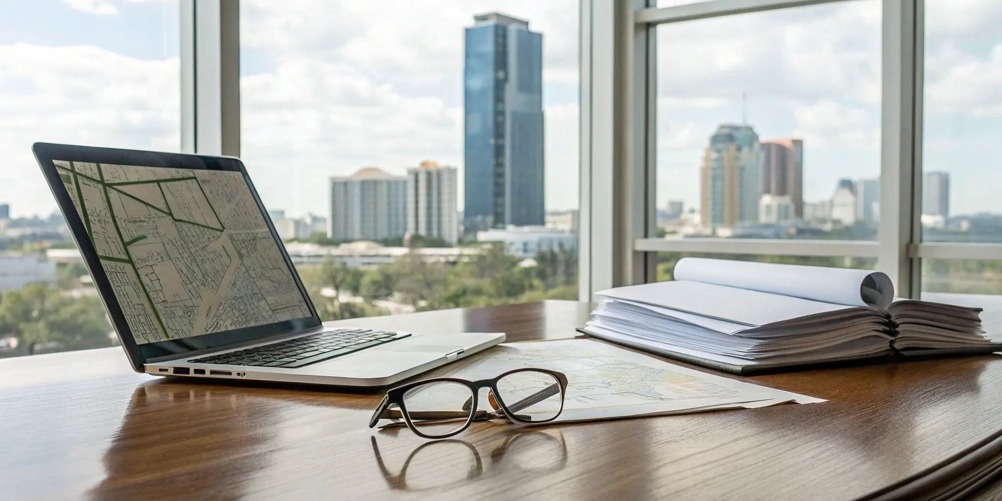 Blog 1 Real estate investment lawyer reviewing documents.